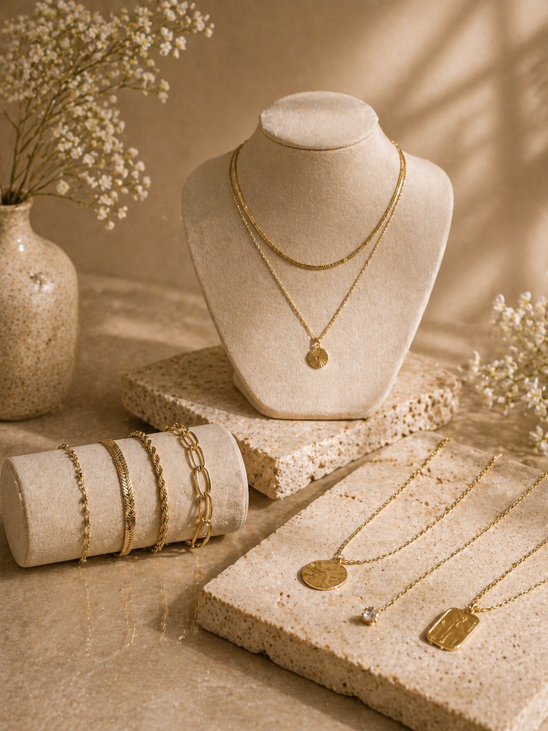 Bracelets & colliers