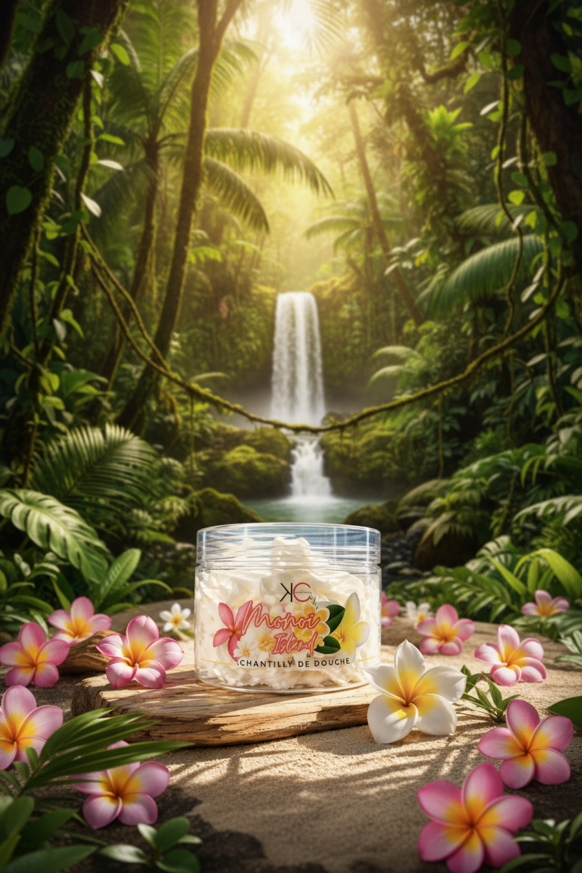 Chantilly de douche monoï