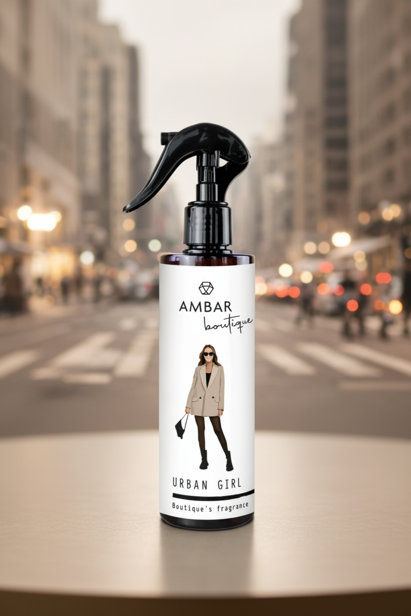 Spray d’ambiance & tissus, ambre