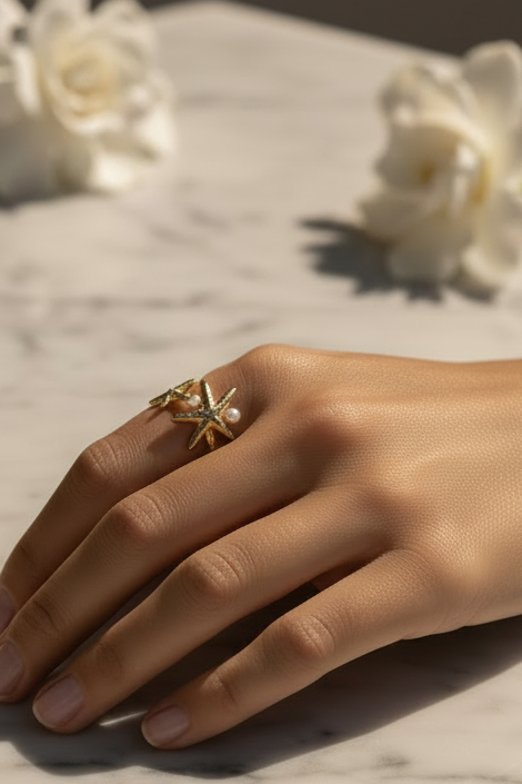 Bague étoile